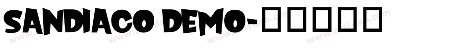 SANDIACO DEMO字体转换